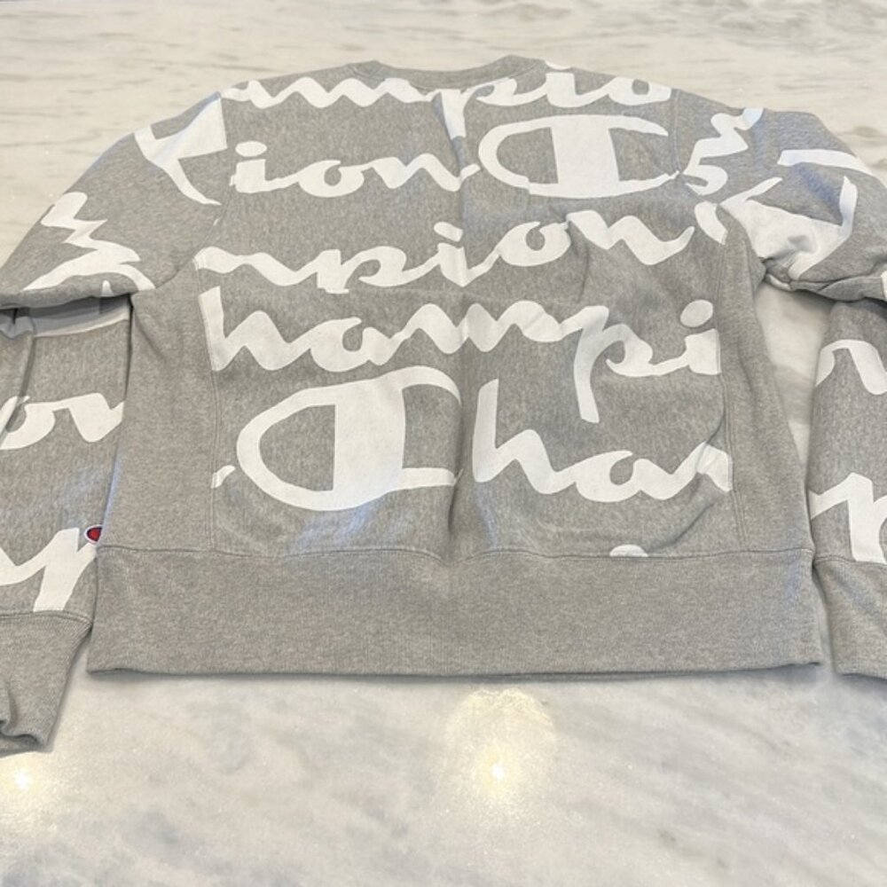 Champion Reverse Weave All Over Pattern Pullover - image 7